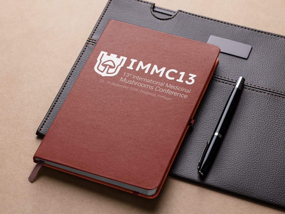 Caderno com o logótipo gravado